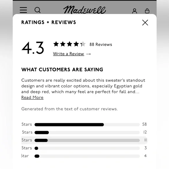 Madewell Balloon-Sleeve Pullover Sweater - Picture 8 of 8